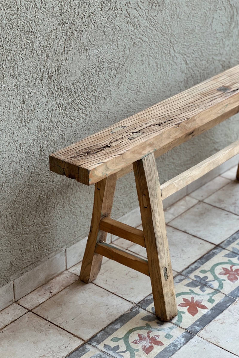 ספסל עץ עתיק – תמונה 3